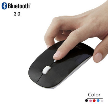 Bluetooth безжична мишка, оптична, ултратънка, тънка 3D компютърна мауза, малка розова, ергономична BT 3.0 мишка за компютър, лаптоп, преносим компютър момиче