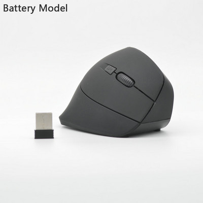 Novi okomiti punjivi miš 2.4G bežični miševi za računalne igre 3200DPI optički ergonomski miš žičani USB miš za prijenosno računalo