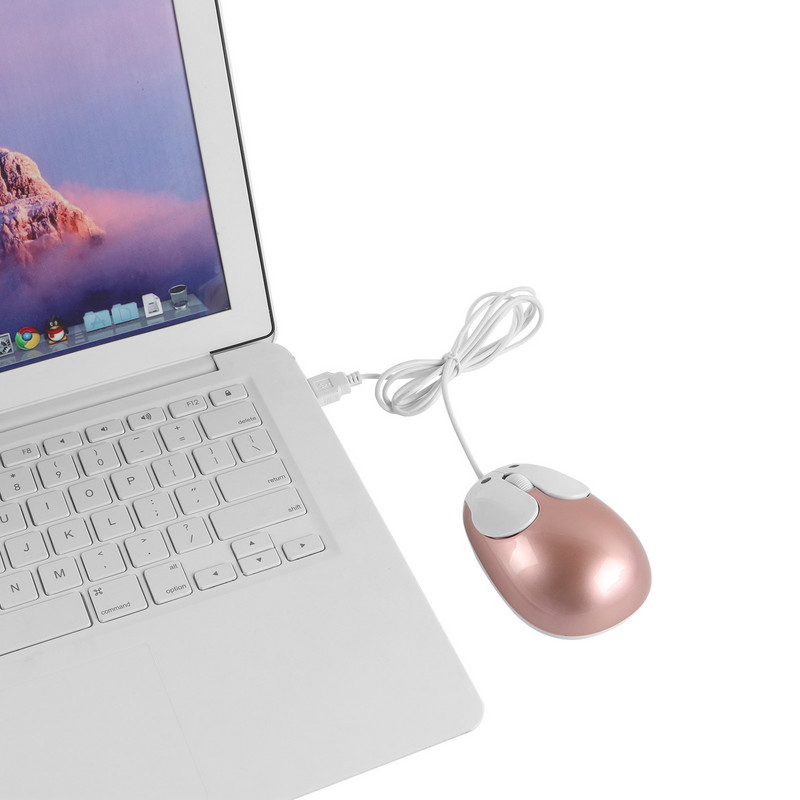 Simpatičan žičani miš crtani mini dizajn zeca Ergonomski računalni miš USB 1200 DPI optički kreativni dječji poklon miševi za prijenosno računalo