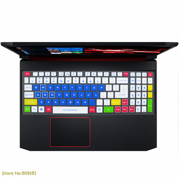 За Acer Aspire Nitro 5 AN515-44 AN515-54 AN515-55 AN515-57 15,6-инчов Predator Gaming 2020 2021 Предпазно покритие за клавиатура на лаптоп