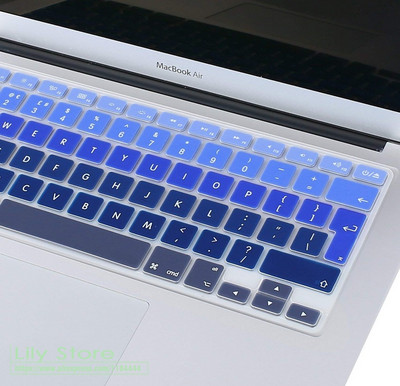 За Apple Macbook Air Pro Retina 13" 15" 17" Европейска клавиатура 2013 2014 2015 EU/UK English Silicone Keyboard Skin Cover Shield