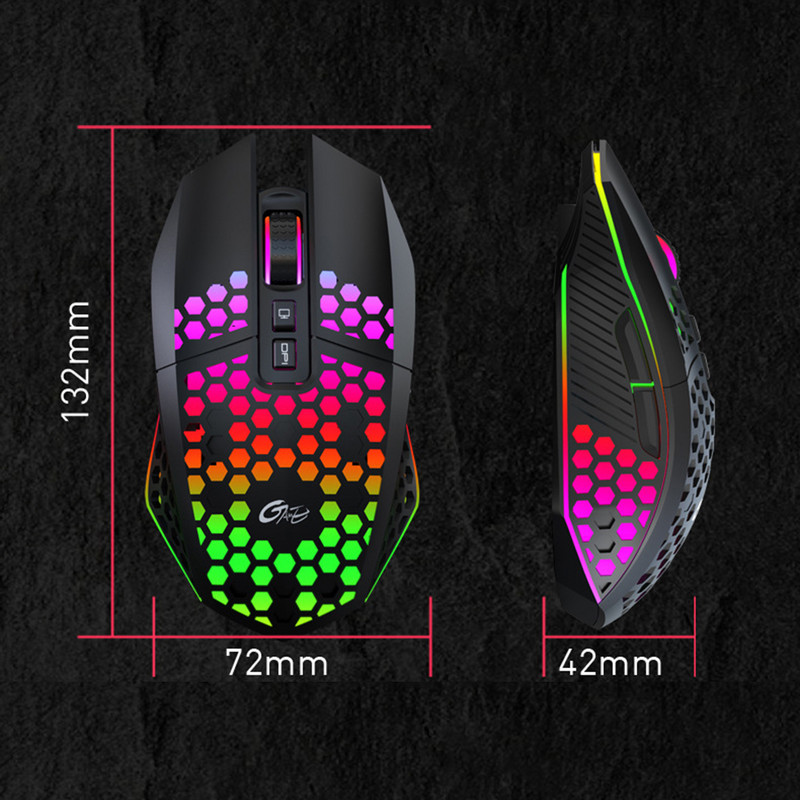 X801 Bežični punjivi miš za kućni ured 8 tipki Stolno prijenosno računalo Miševi miš za igre