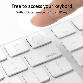 за Apple Magic Keyboard Touch ID и Numeric A2520 (за 2022 Mac Studio & 2021 Apple iMac 24 инча M1 Chip) Кожа на капака на клавиатурата