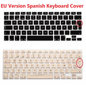 Kryt klávesnice Euro EU ESP Spanish pre Macbook Air Pro Retina 13 15 A1502 A1398 Chránič klávesnice pre iMac PC