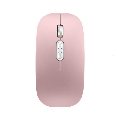 2.4G bežični miš punjivi tihi ultratanki USB optički miš 1600 DPI prijenosni USB ružičasti računalni miševi za prijenosna računala