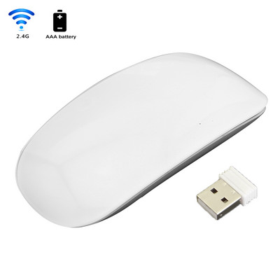 Magic Mouse za Apple Wireless Mouse Ultra Thin Arc Touch Mause USB optički tihi miševi za Microsoft Mac Laptop PC Tablet IOS