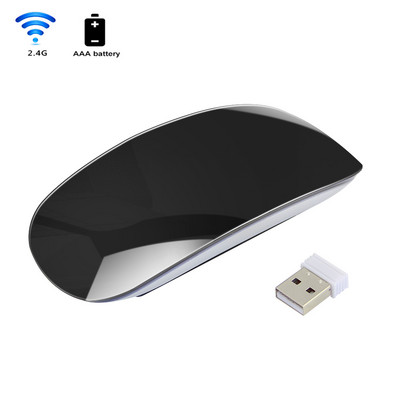 Magic Mouse za Apple Wireless Mouse Ultra Thin Arc Touch Mause USB optički tihi miševi za Microsoft Mac Laptop PC Tablet IOS