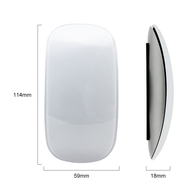 Magic Mouse za Apple Wireless Mouse Ultra Thin Arc Touch Mause USB optički tihi miševi za Microsoft Mac Laptop PC Tablet IOS