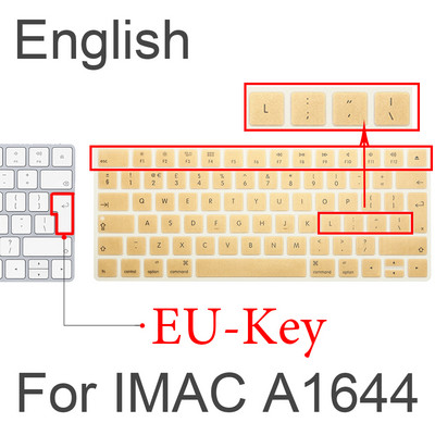 Tanka ESP španjolska tipkovnica, silikonska maska za Apple Magic bežičnu Bluetooth tipkovnicu MLA22LL/ A1314 (A1644, izdano 2015.)