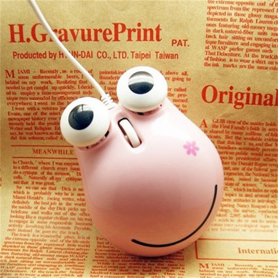 Tihi slatki žičani miš Anime crtani dizajn Računalo Mause USB optički mali ručni mini miševi za PC Laptop Tablet Dijete Poklon