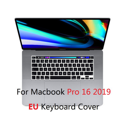 EU Layout Keyboard Protector за Macbook Pro 16 2019 A2141 Силиконов капак на клавиатурата за Macbook Pro 16 A2141 Keyboard Skin