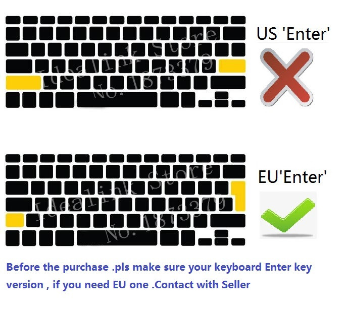 EU Layout Keyboard Protector for Macbook Pro 16 2019 A2141 Keyboard Cover Silicon For Macbook Pro 16 A2141 Keyboard Skin