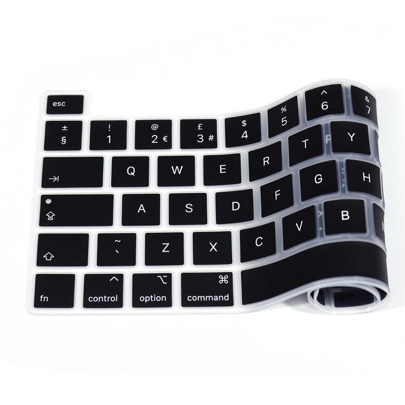 EU Layout Keyboard Protector for Macbook Pro 16 2019 A2141 Keyboard Cover Silicon For Macbook Pro 16 A2141 Keyboard Skin