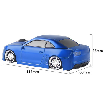 Mini 2.4G безжична мишка Cool Computer Mice USB Gamer 1600 DPI Optical 3D Sport Car Mouse For PC Laptop Tablet Computer Kid Gift