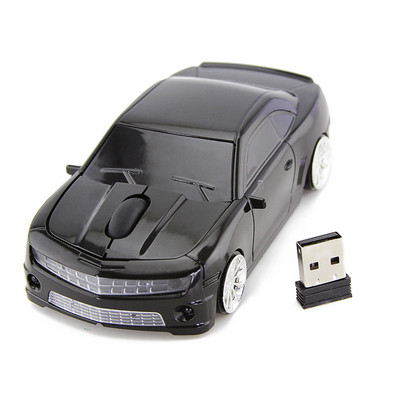Mini 2.4G bežični miš Cool računalni miševi USB igrački 1600 DPI optički 3D sportski automobilski miš za PC prijenosno računalo Tablet računalo Poklon za djecu