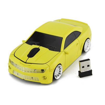Mini 2.4G bežični miš Cool računalni miševi USB igrački 1600 DPI optički 3D sportski automobilski miš za PC prijenosno računalo Tablet računalo Poklon za djecu