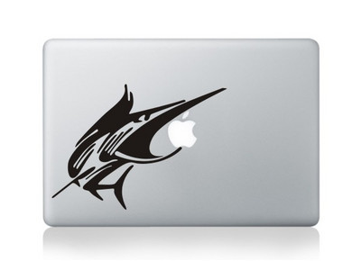 YCSTICKER Black Partial Skin Stickers for MacbookPro 16 Wild-curl up Laptop Sticker for Macbookpro air retina11 13 15 16 Vinyl