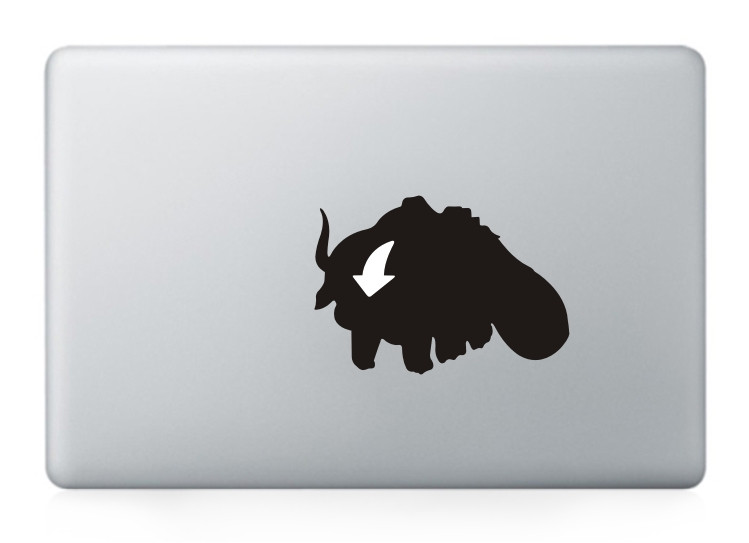 YCSTICKER Black Partial Skin Stickers for MacbookPro 16 Wild-curl up Laptop Sticker for Macbookpro air retina11 13 15 16 Vinyl