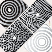 YCSTICKER Dizajn F Príslušenstvo k notebookom Čierne vinylové transferové nálepky Oracal Samolepky Skin pre MacBook AIR RETINA 11 12 13 15