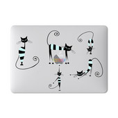YCSTICKER Cartoon Laptop Skin Notebook Prozirne naljepnice za 15 inča 16 inča 13 inča Računalo naljepnica za Macbook/ AIR RETINA