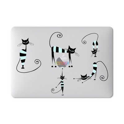 YCSTICKER Cartoon Laptop Skin Notebook Prozirne naljepnice za 15 inča 16 inča 13 inča Računalo naljepnica za Macbook/ AIR RETINA