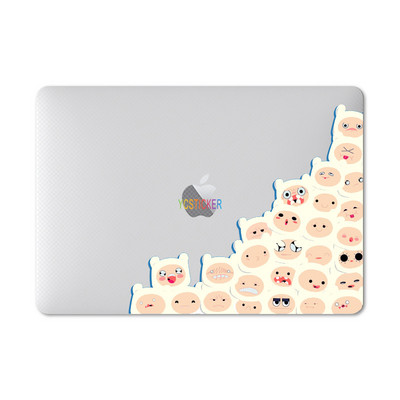 YCSTICKER Cartoon Laptop Skin Notebook Prozirne naljepnice za 15 inča 16 inča 13 inča Računalo naljepnica za Macbook/ AIR RETINA