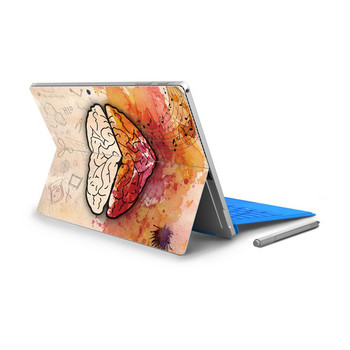 Colorized Brain Laptop Skins for Microsoft Surface Pro 4 Pro 5 Back Cover Anti-Dust PVC стикери за Surface Pro 6 Shell Decal