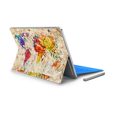 Έγχρωμες επιφάνειες Laptop Εγκεφάλου για Microsoft Surface Pro 4 Pro 5 Πίσω κάλυμμα Αυτοκόλλητα PVC κατά της σκόνης για Surface Pro 6 Shell Decal
