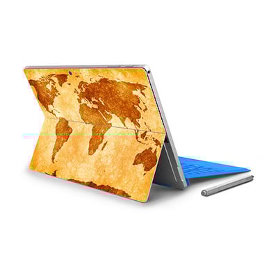 Έγχρωμες επιφάνειες Laptop Εγκεφάλου για Microsoft Surface Pro 4 Pro 5 Πίσω κάλυμμα Αυτοκόλλητα PVC κατά της σκόνης για Surface Pro 6 Shell Decal