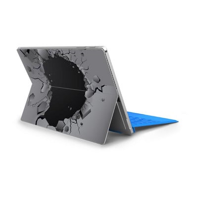 Επεξεργασίες φορητών υπολογιστών για Microsoft Surface Pro 7 4 Pro 5 Πολύχρωμο πίσω κάλυμμα κατά της σκόνης Αυτοκόλλητα αυτοκόλλητων βινυλίου από PVC για Surface Pro 6