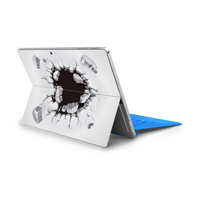 Επεξεργασίες φορητών υπολογιστών για Microsoft Surface Pro 7 4 Pro 5 Πολύχρωμο πίσω κάλυμμα κατά της σκόνης Αυτοκόλλητα αυτοκόλλητων βινυλίου από PVC για Surface Pro 6