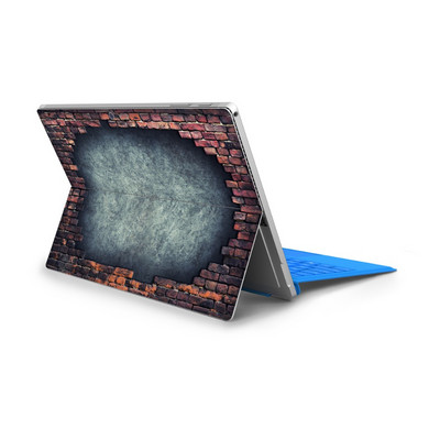 Επεξεργασίες φορητών υπολογιστών για Microsoft Surface Pro 7 4 Pro 5 Πολύχρωμο πίσω κάλυμμα κατά της σκόνης Αυτοκόλλητα αυτοκόλλητων βινυλίου από PVC για Surface Pro 6