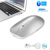 5.0 Bluetooth bežični miš punjivi ergonomski tihi mause USB optički uredski miševi za PC prijenosno računalo Tablet računalo Xiaomi