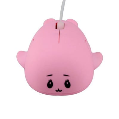 Cute Delfin Imagine Mouse din desene animate Mouse Kawaii Accesorii pentru jocuri Mouse cu fir Accesorii pentru laptop Mouse ergonomic pentru jocuri cu fir