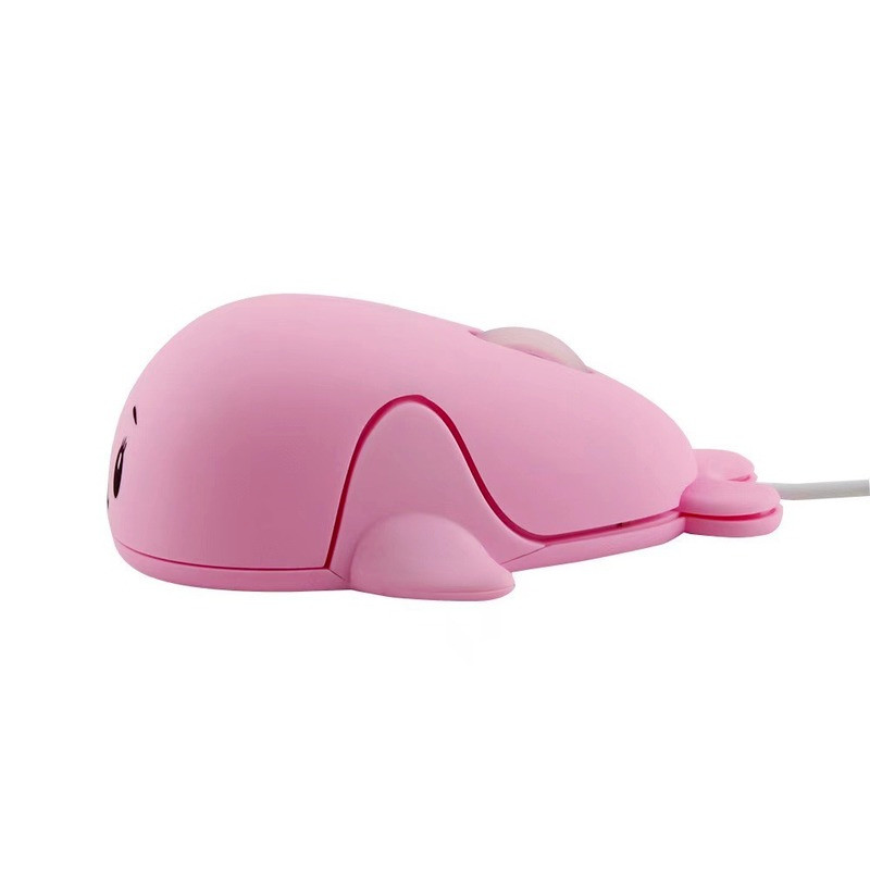 Cute Dolphin Image Cartoon Mouse Kawaii Mouse Gaming Αξεσουάρ Ενσύρματο ποντίκι Αξεσουάρ φορητού υπολογιστή Εργονομικό ενσύρματο ποντίκι gaming