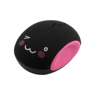 Mouse fără fir drăguț, reîncărcabil, 3D, desene animate, jucător tăcut, ergonomic Mause Kawaii, șoareci optici USB pentru PC, laptop, copii, cadou pentru copii
