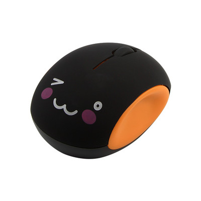 Mouse fără fir drăguț, reîncărcabil, 3D, desene animate, jucător tăcut, ergonomic Mause Kawaii, șoareci optici USB pentru PC, laptop, copii, cadou pentru copii