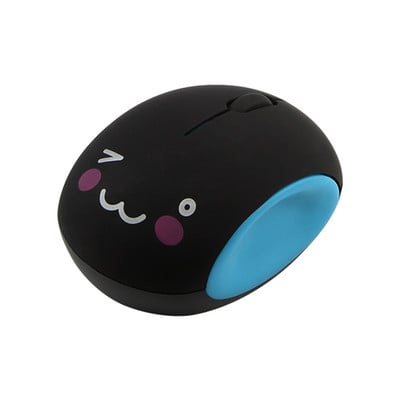 Mouse fără fir drăguț, reîncărcabil, 3D, desene animate, jucător tăcut, ergonomic Mause Kawaii, șoareci optici USB pentru PC, laptop, copii, cadou pentru copii