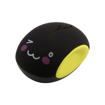 Mouse fără fir drăguț, reîncărcabil, 3D, desene animate, jucător tăcut, ergonomic Mause Kawaii, șoareci optici USB pentru PC, laptop, copii, cadou pentru copii
