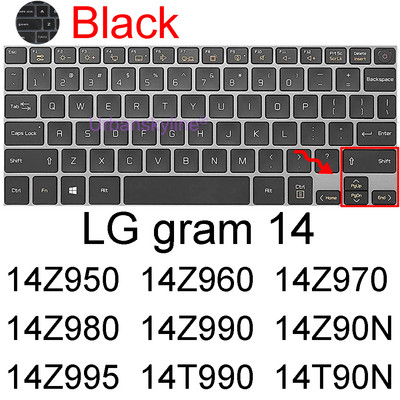 za LG gram 14 Poklopac tipkovnice 14Z950 14Z960 14Z970 14Z980 14Z990 14Z995 14Z90N 14T990 14T90N 2 u 1 zaštitna maska za kožu Silikonska