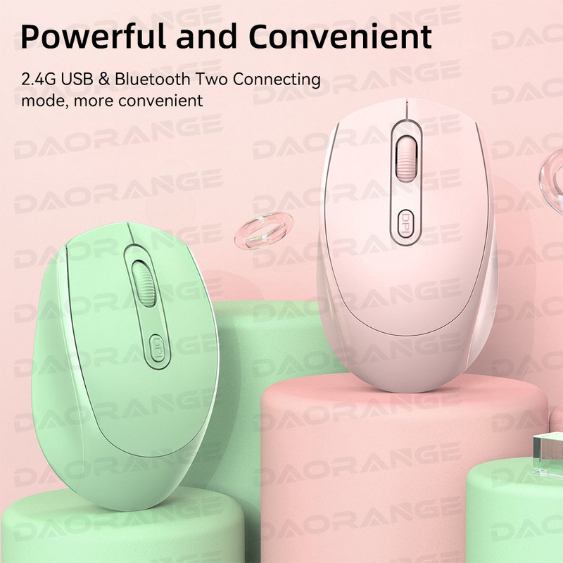 Tihi bežični miš za Macbook Bluetooth-kompatibilan punjivi miš za računalo Laptop Tablet PC Radni miš za igre