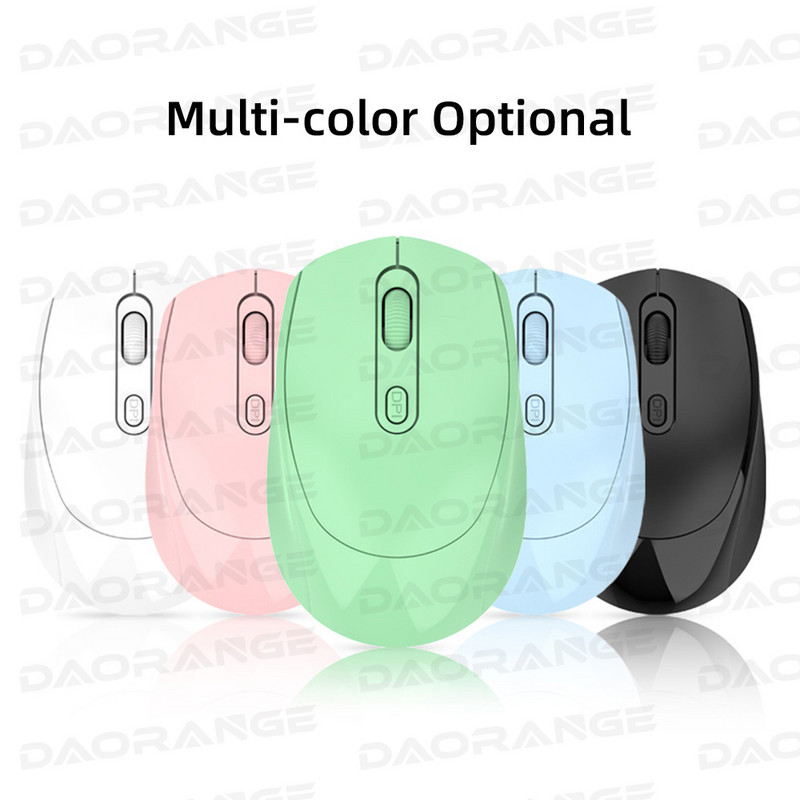 Tihi bežični miš za Macbook Bluetooth-kompatibilan punjivi miš za računalo Laptop Tablet PC Radni miš za igre