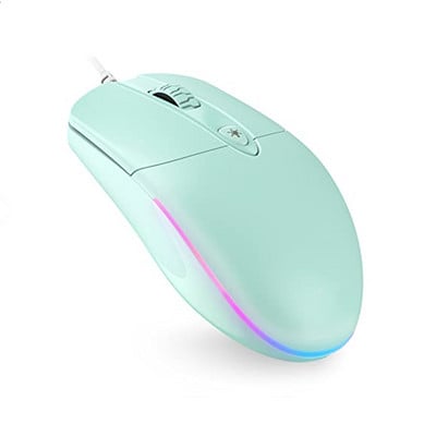 Jelly Comb Žičani USB miš RGB Gaming miševi s pozadinskim osvjetljenjem za PC Računalo Prijenosno računalo Windows Desktop 1600 DPI Vino Crveno Crno Bijelo
