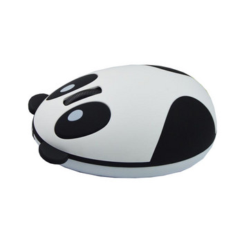Mini Mute USB Οπτικό ασύρματο ποντίκι 2.4G Δέκτης χαριτωμένο ποντίκι panda Εργονομικά ποντίκια 1600DPI Υπολογιστή για φορητό υπολογιστή επιτραπέζιου υπολογιστή