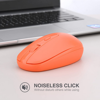 Безжична мишка, Rii RM700 2.4G безшумна мишка с USB приемник за лаптоп, компютър, Mac, Chromebook, Windows