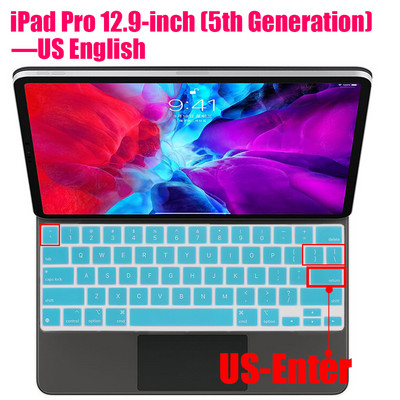 Za iPad Pro 12.9 Pro 11 Tipkovnica Magic 10.5 Air 4 3 7 8 2020 Smart Case Folio Black Clear Film Skin Silicon Protector TPU