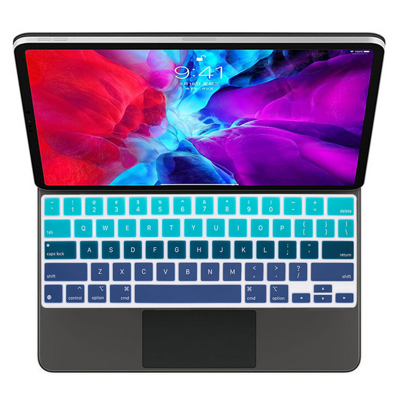 Za iPad Pro 12.9 Pro 11 Tipkovnica Magic 10.5 Air 4 3 7 8 2020 Smart Case Folio Black Clear Film Skin Silicon Protector TPU
