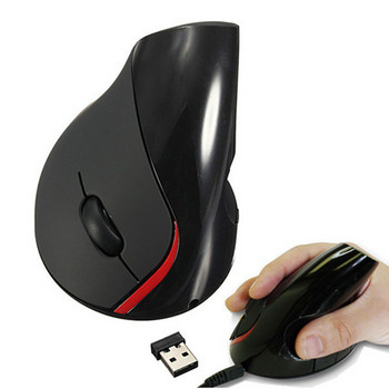 Εργονομική φόρτιση 2.4G Κάθετο ασύρματο ποντίκι κατάλληλο για φορητό υπολογιστή κ.λπ.