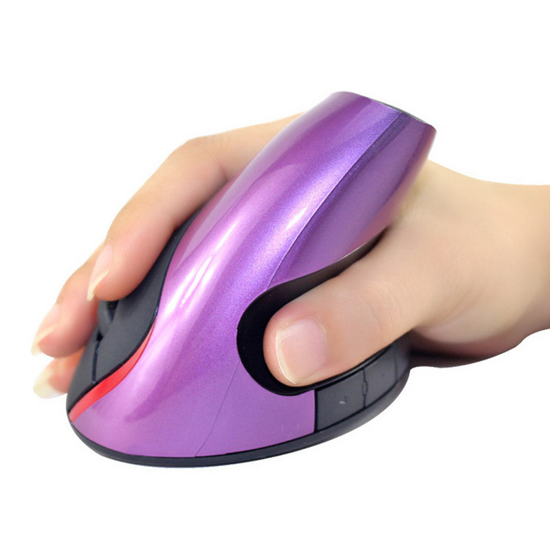 Ергономична зареждаща 2.4G вертикална безжична мишка, подходяща за компютърен лаптоп и др