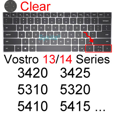 Billentyűzet borítás Dell Vostro 13 14 3000 5000 7000 5310 5320 5410 5415 5490 5402 szilikonvédő bőrtok laptop tartozék